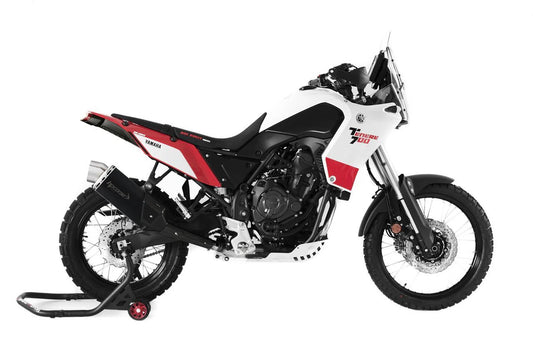 HPCorse 4-Track R Endschalldämpfer | mit E-Nummer | Ceramic-Schwarz | passend für Yamaha Tenere 700 - Modelle
