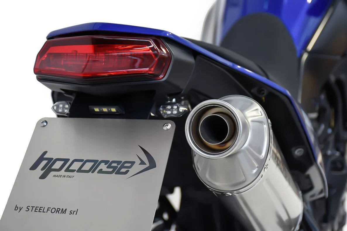 HPCorse SP-2 Endschalldämpfer | Hoch | mit E-Nummer | Titan | passend für Yamaha Tenere 700 - Modelle