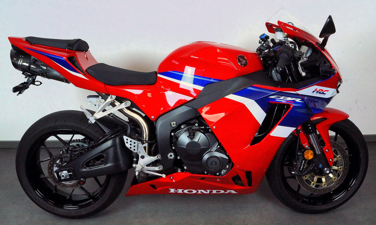 Bodis OVAL Q1-SN Slip-On | mit E-Nummer | Edelstahl-Schwarz | passend für Honda CBR 600 RR - Modelle (2024-)