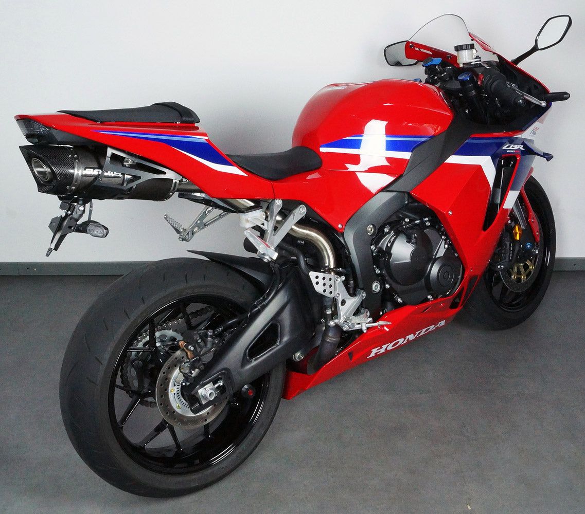 Bodis OVAL Q1-SN Slip-On | mit E-Nummer | Edelstahl-Schwarz | passend für Honda CBR 600 RR - Modelle (2024-)
