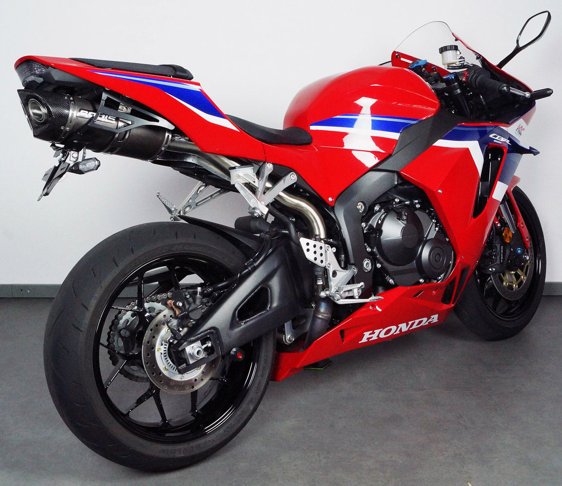Bodis OVAL Q1-SN Slip-On | mit E-Nummer | Edelstahl-Schwarz | passend für Honda CBR 600 RR - Modelle (2024-)
