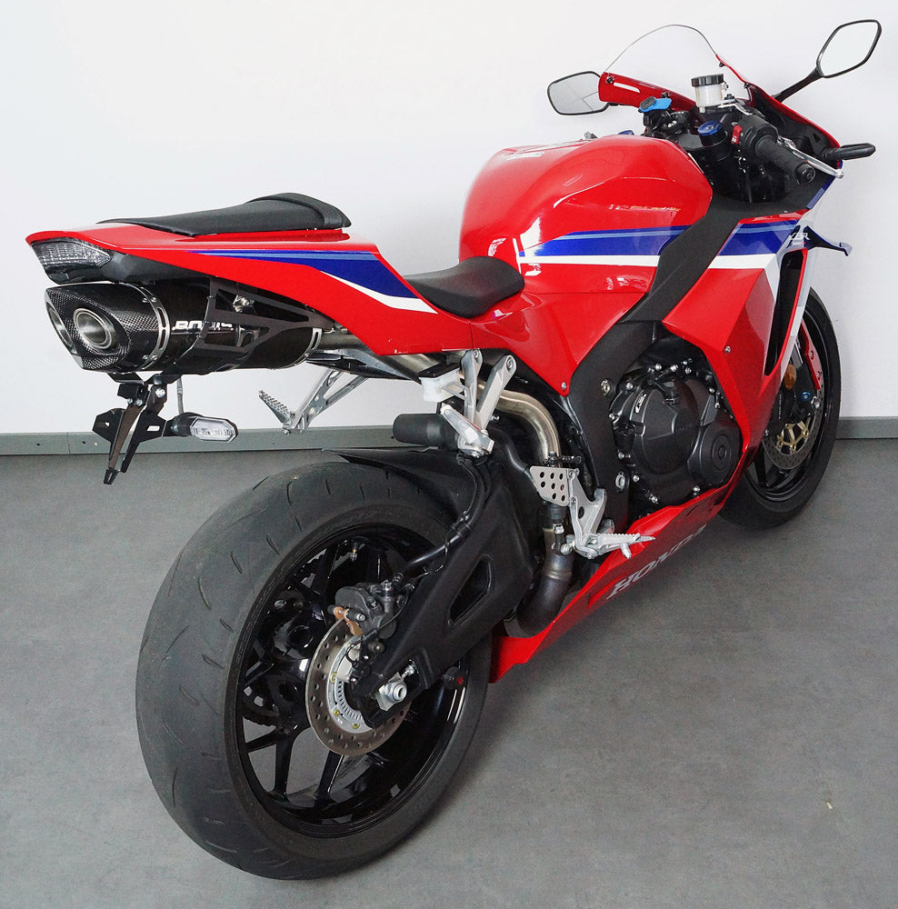 Bodis OVAL Q1-SN Slip-On | mit E-Nummer | Edelstahl-Schwarz | passend für Honda CBR 600 RR - Modelle (2024-)