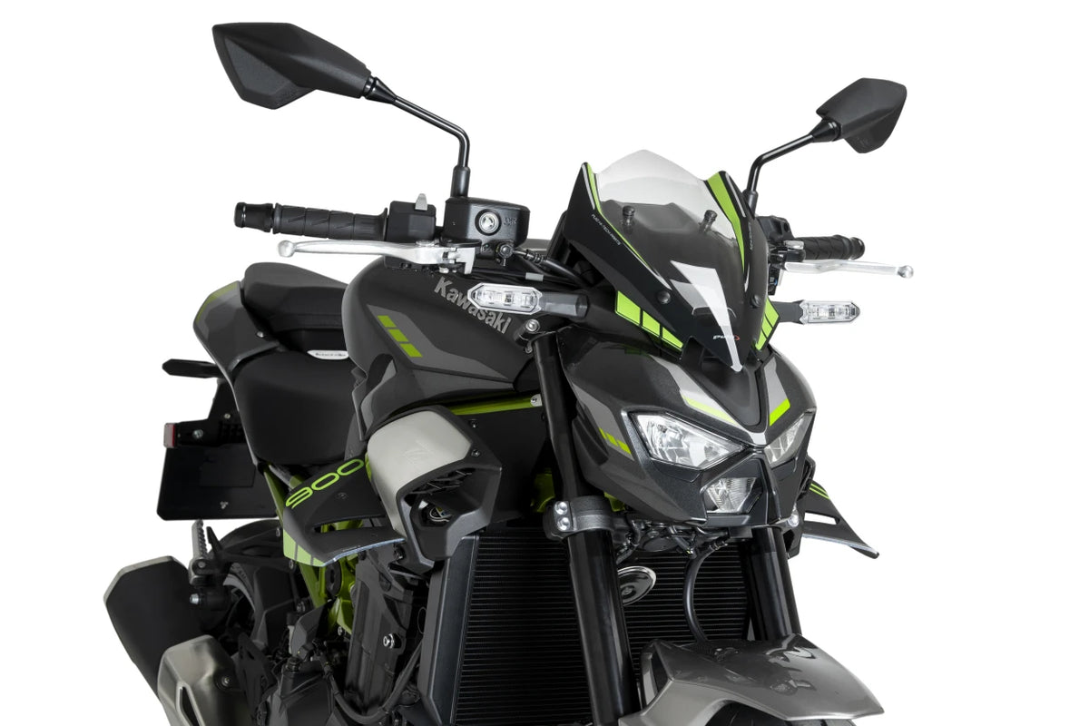 PUIG D12 Spoiler | mit ABE | graphics | passend für Kawasaki Z900 / SE - Modelle (2025-2026)