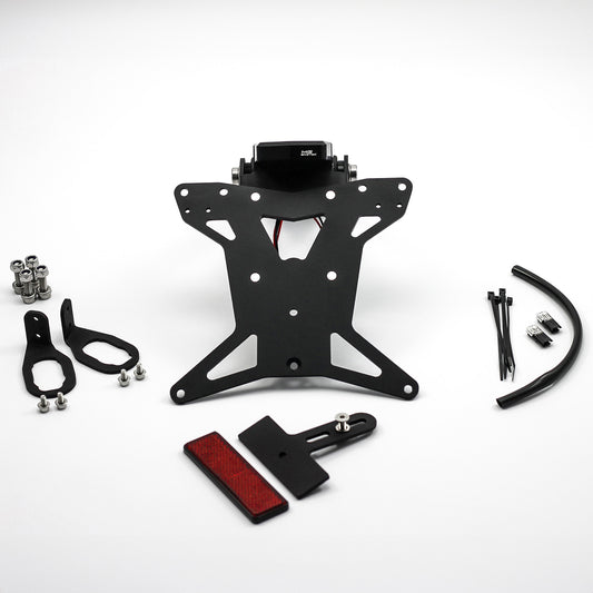 MG Biketec Kurzes Heck - Kennzeichenträger - Kennzeichenhalter | diverse Länder | passend für Kawasaki Z1100 / SE - Modelle (2026)