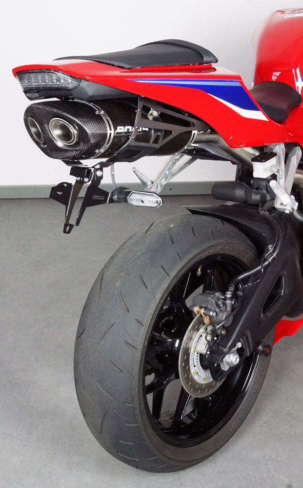 Bodis OVAL Q1-SN Slip-On | mit E-Nummer | Edelstahl-Schwarz | passend für Honda CBR 600 RR - Modelle (2024-)