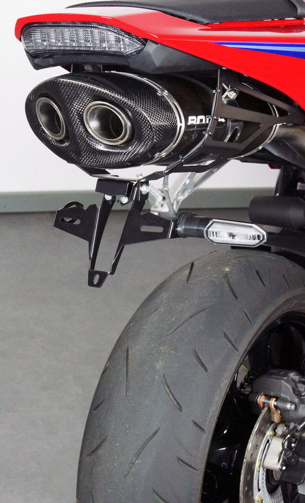 Bodis OVAL Q1-SN Slip-On | mit E-Nummer | Edelstahl-Schwarz | passend für Honda CBR 600 RR - Modelle (2024-)