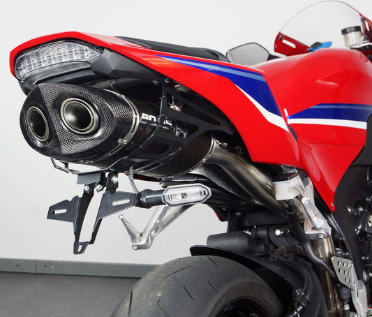 Bodis OVAL Q1-SN Slip-On | mit E-Nummer | Edelstahl-Schwarz | passend für Honda CBR 600 RR - Modelle (2024-)