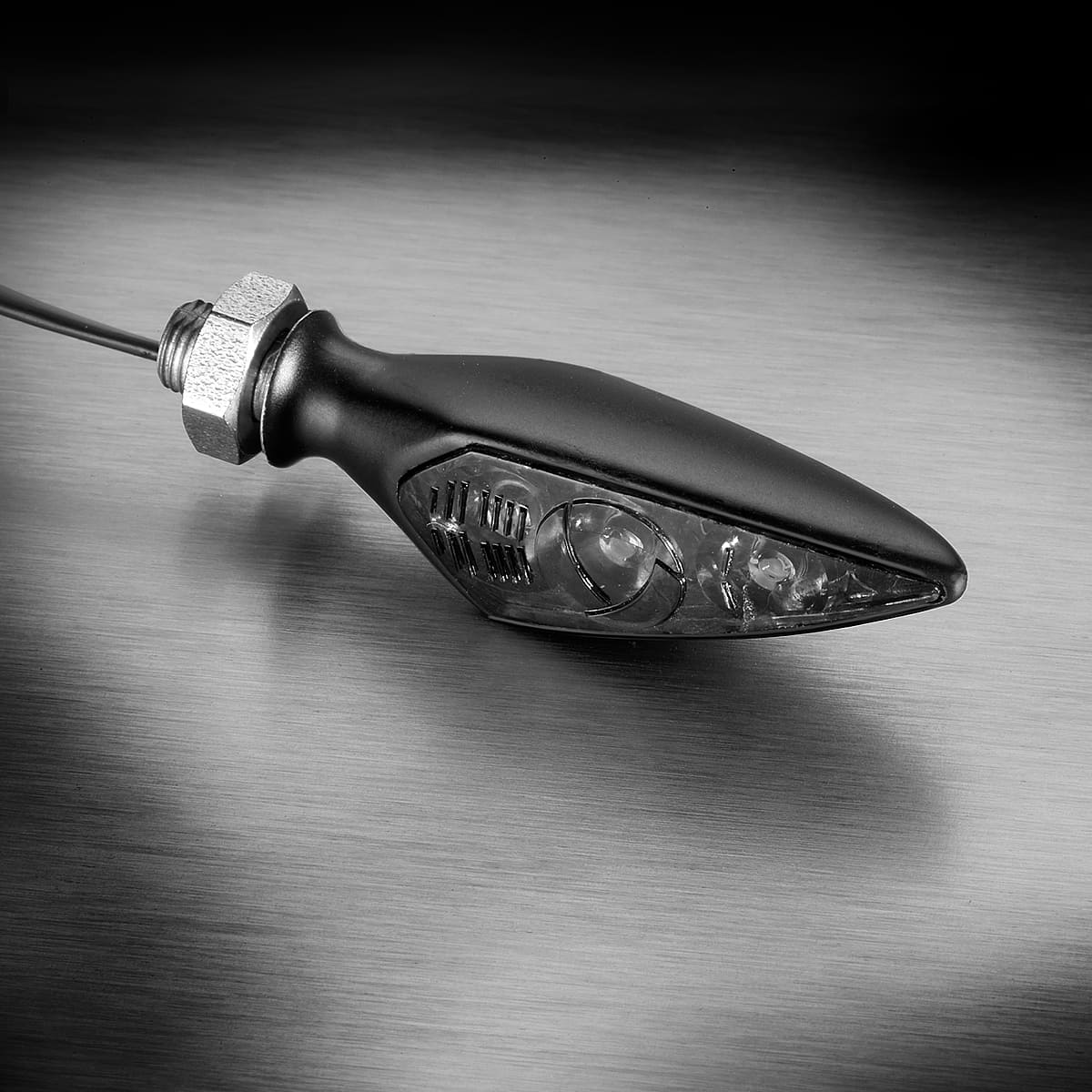 Kellermann Rhombus S DF Dark | 3 in 1 - LED Blinker | mit ECE | schwarz | getönt | hinten links