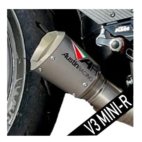 Austin Racing V3 Mini-R | Slip-On | E-Nummer | passend für KTM 990 Duke/R - Modelle (2023-2025)