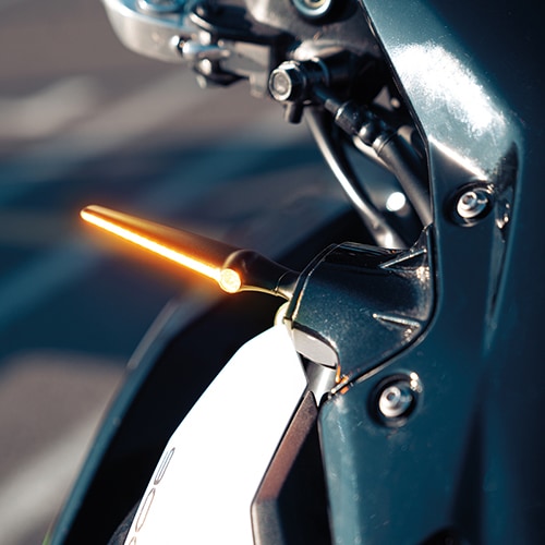 Kellermann Jetstream® DF | LED Lauflichtblinker 3 in 1 | mit ECE | klar | hinten beidseitig