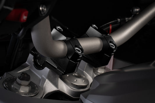 Gilles Lenkererhöhung | schwarz | passend für BMW F 850 GS (2018 - ) & BMW F 900 R (2020 - ) - Modelle