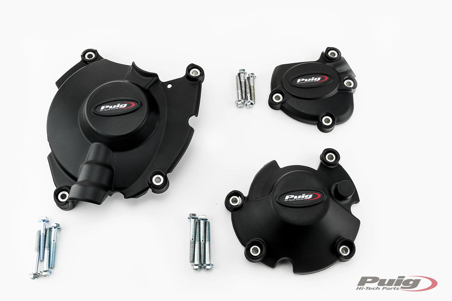 PUIG Motordeckelschoner | 3-teilig | schwarz | passend für Yamaha MT-10 - Modelle (2016-2021)