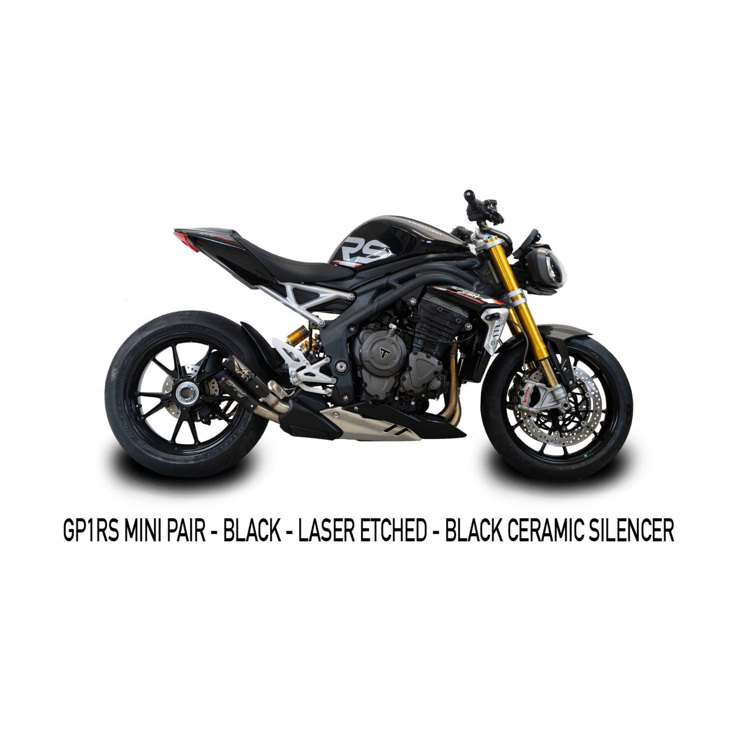 Austin Racing GP1RS Mini | Slip-On | E-Nummer | passend für Triumph Speed Triple 1200 RR/RS - Modelle (2021-2024)
