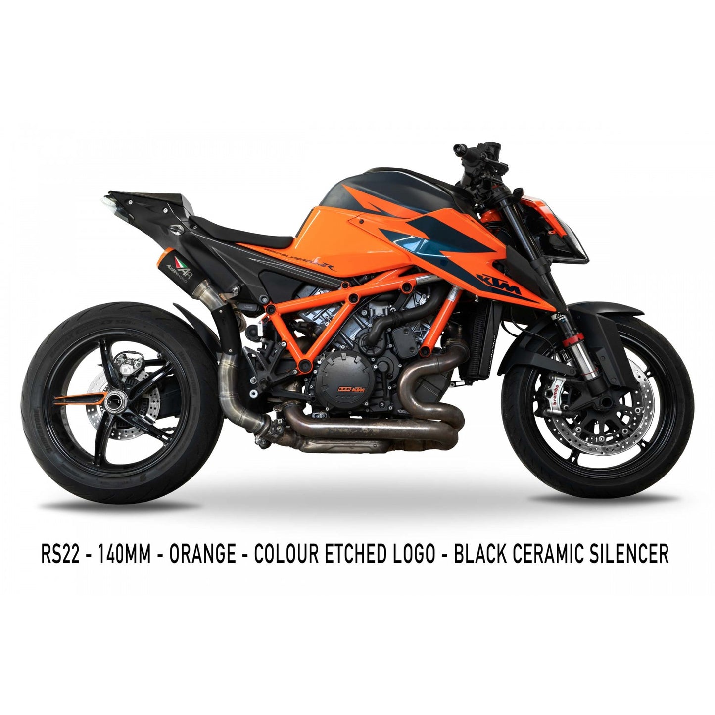 Austin Racing RS22 | Untersitz | Slip-On | E-Nummer | passend für KTM 1290 Super Duke R / EVO - Modelle (2020-2024)