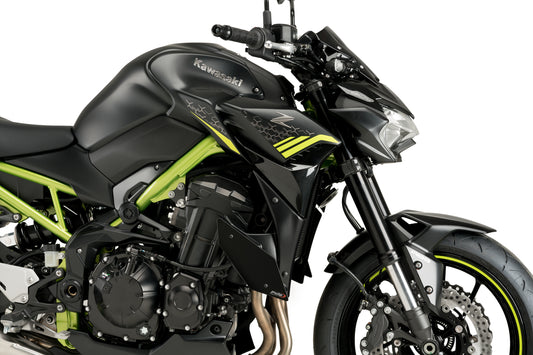 PUIG Downforce Naked Side Spoiler | mit ABE | schwarz | passend für Kawasaki Z900 - Modelle (2020-2024)