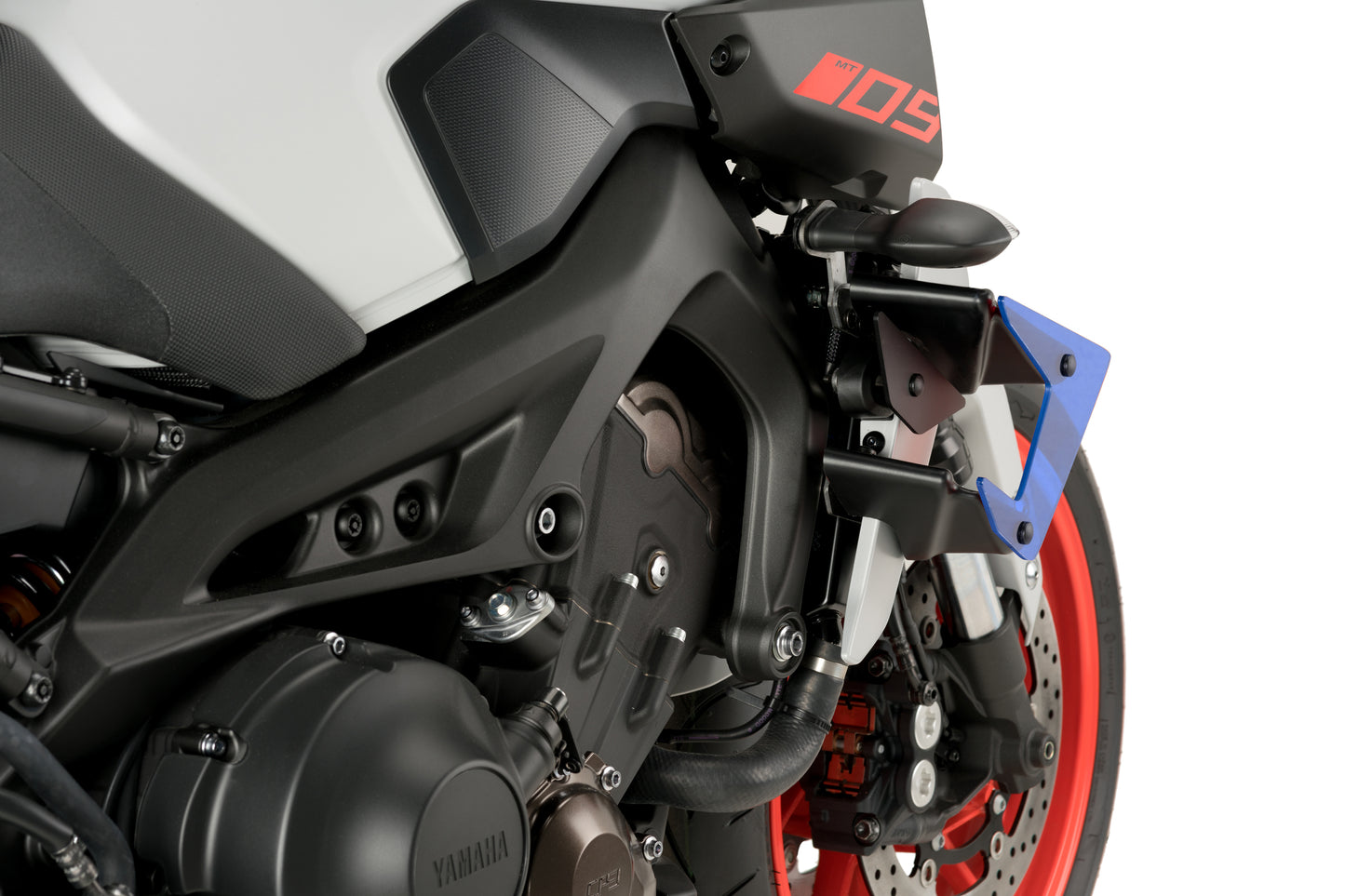 PUIG Downforce Naked Side Spoiler | mit ABE | blau | passend für Yamaha MT-09 / SP - Modelle (2017-2020)