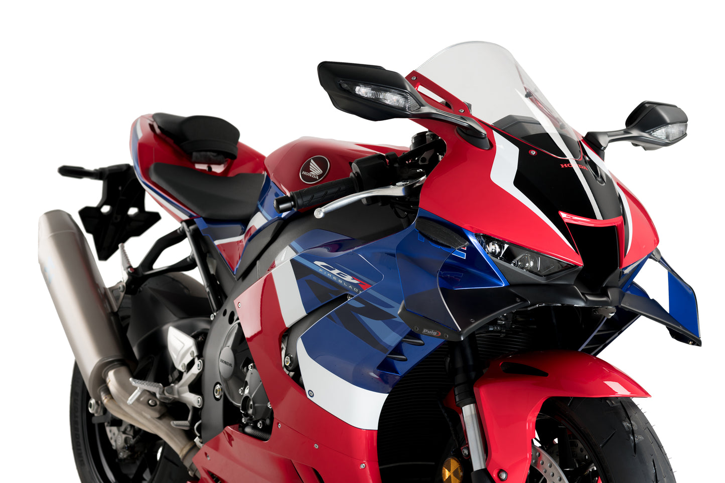 PUIG Frontspoiler GP | mit ABE | blau | passend für Honda CBR 1000 RR-R Fireblade / SP - Modelle (2020-2023)