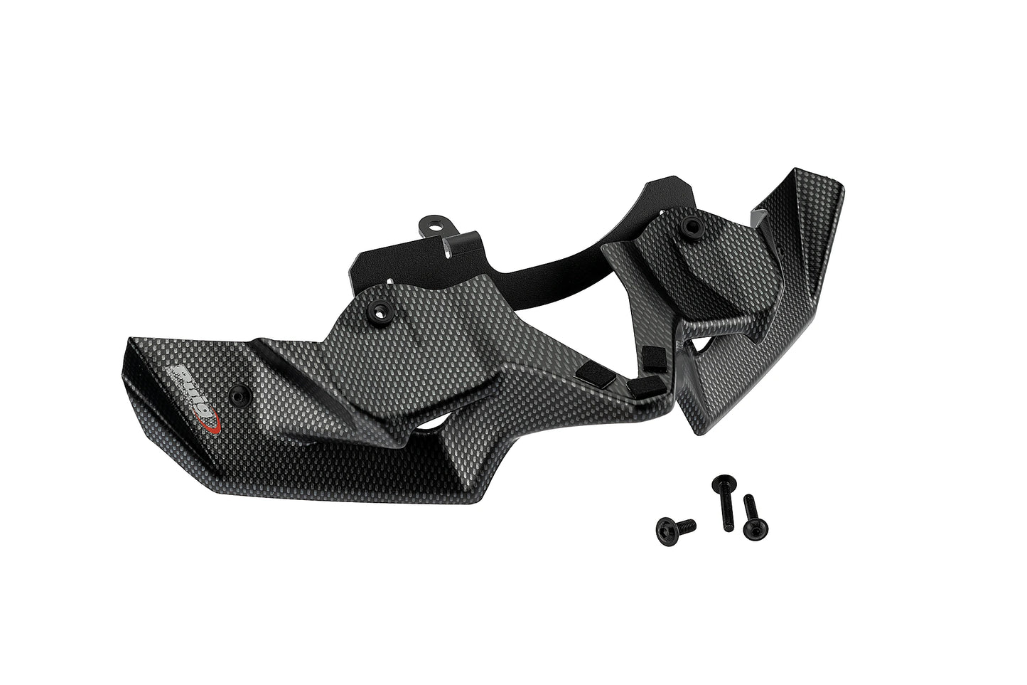 PUIG Downforce Naked Front Spoiler | mit ABE | carbon-look | passend für Kawasaki Z900 / SE - Modelle (2020-2024)