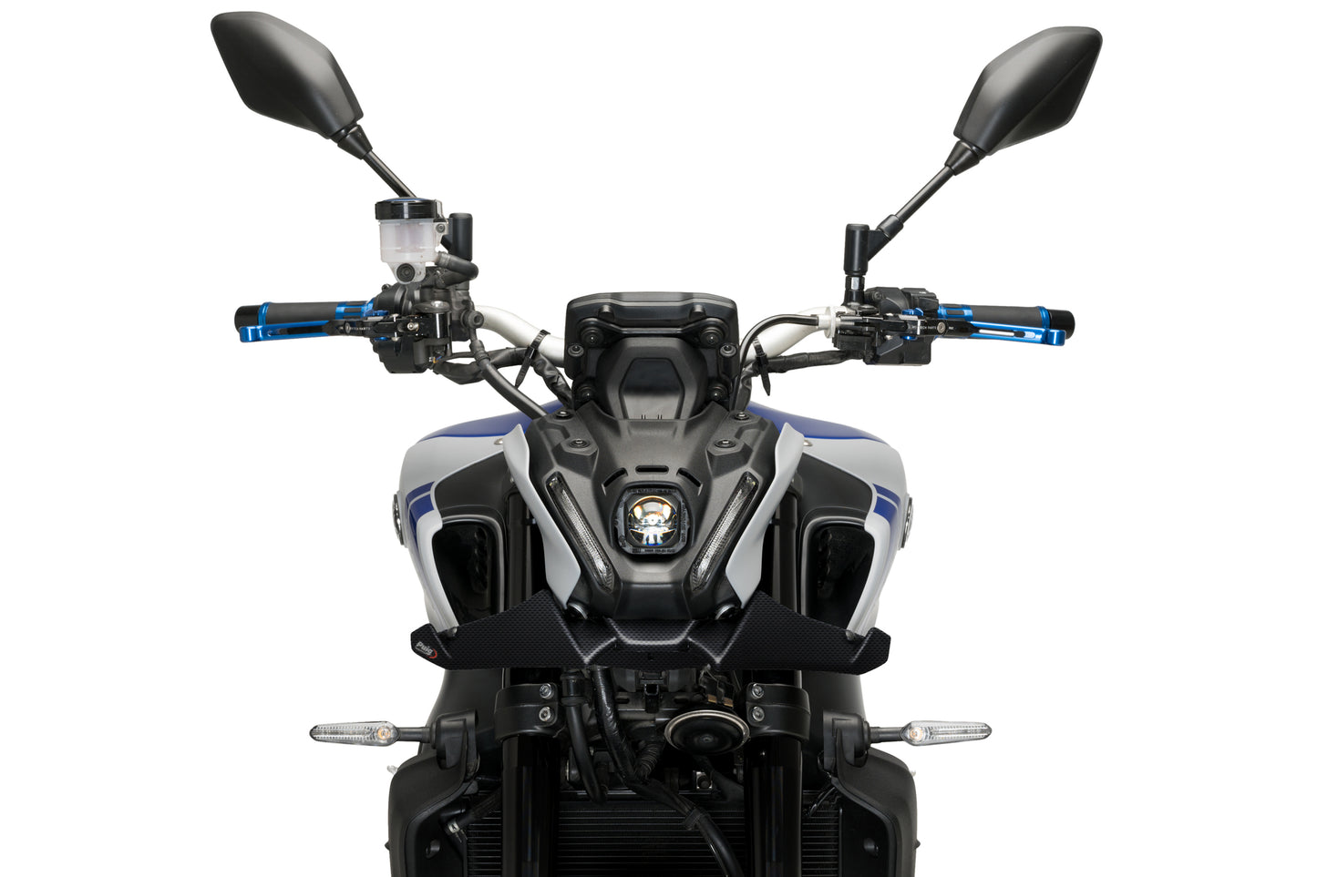 PUIG Downforce Naked Front Spoiler | mit ABE | carbon-look | passend für Yamaha MT-09 / SP - Modelle (2021-2023)