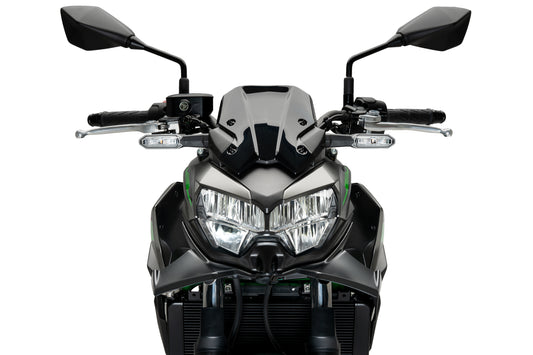 PUIG Downforce Naked Front Spoiler | mit ABE | carbon-look | passend für Kawasaki Z650 - Modelle (2021-2026)