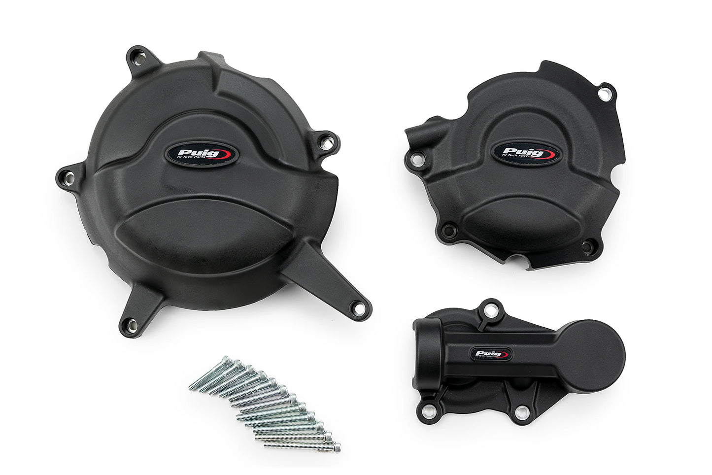PUIG Motordeckelschoner | 3-teilig | schwarz | passend für Suzuki GSX-8S - Modelle (2023-2026)
