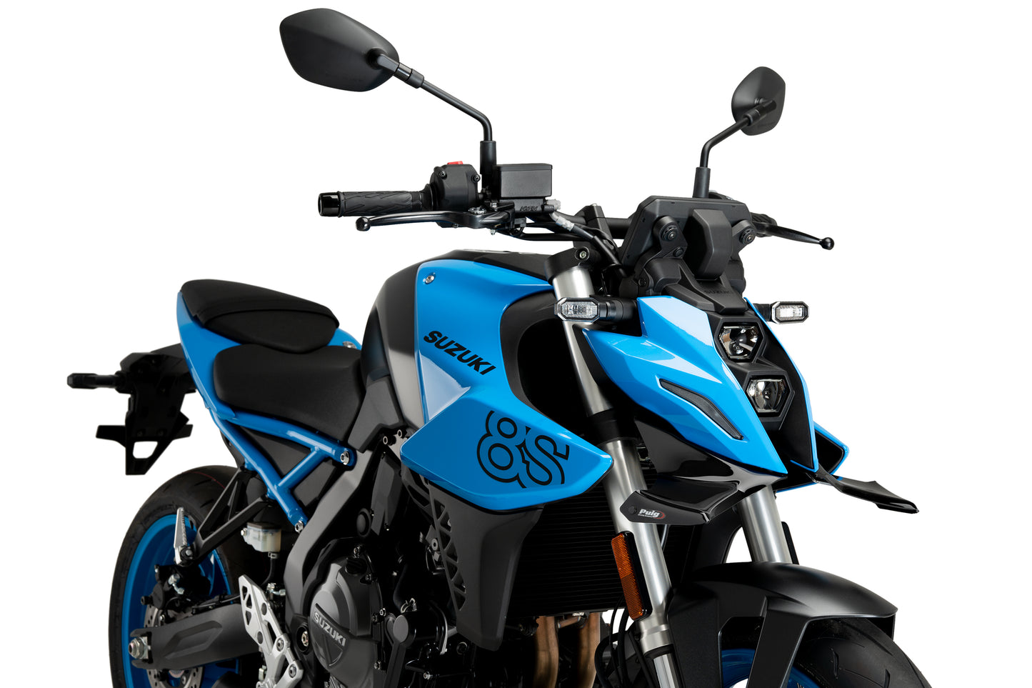 PUIG Downforce Naked Front Spoiler | mit ABE | schwarz | passend für Suzuki GSX-8S - Modelle (2023-2026)