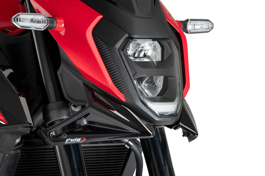 PUIG Downforce Naked Front Spoiler | mit ABE | schwarz | passend für Honda CB 500 Hornet / E-CLUTCH - Modelle (2024-2026)