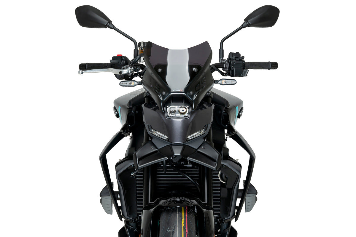 PUIG Downforce Naked Front Spoiler | mit ABE | matt-schwarz | passend für Yamaha MT-09 / SP / Y-AMT - Modelle (2024-2026)