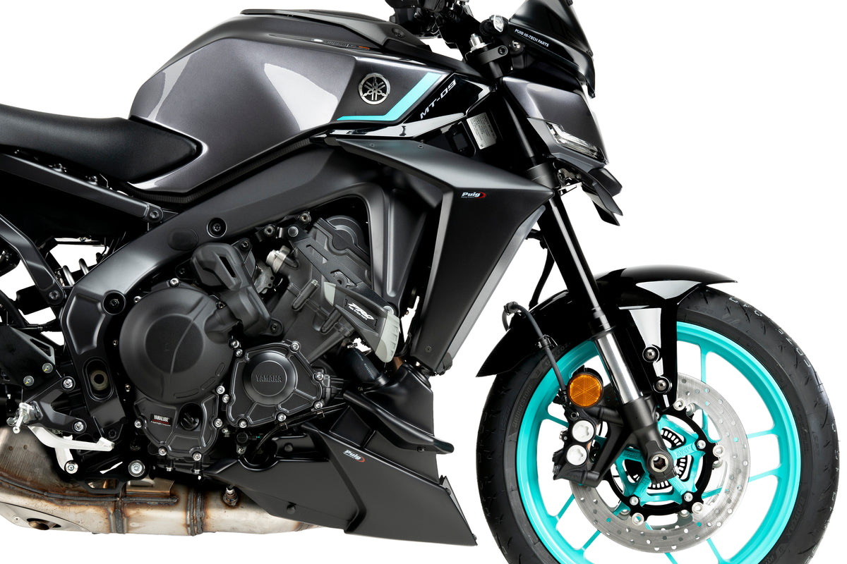 PUIG Downforce Naked Front Spoiler | mit ABE | matt-schwarz | passend für Yamaha MT-09 / SP / Y-AMT - Modelle (2024-2026)