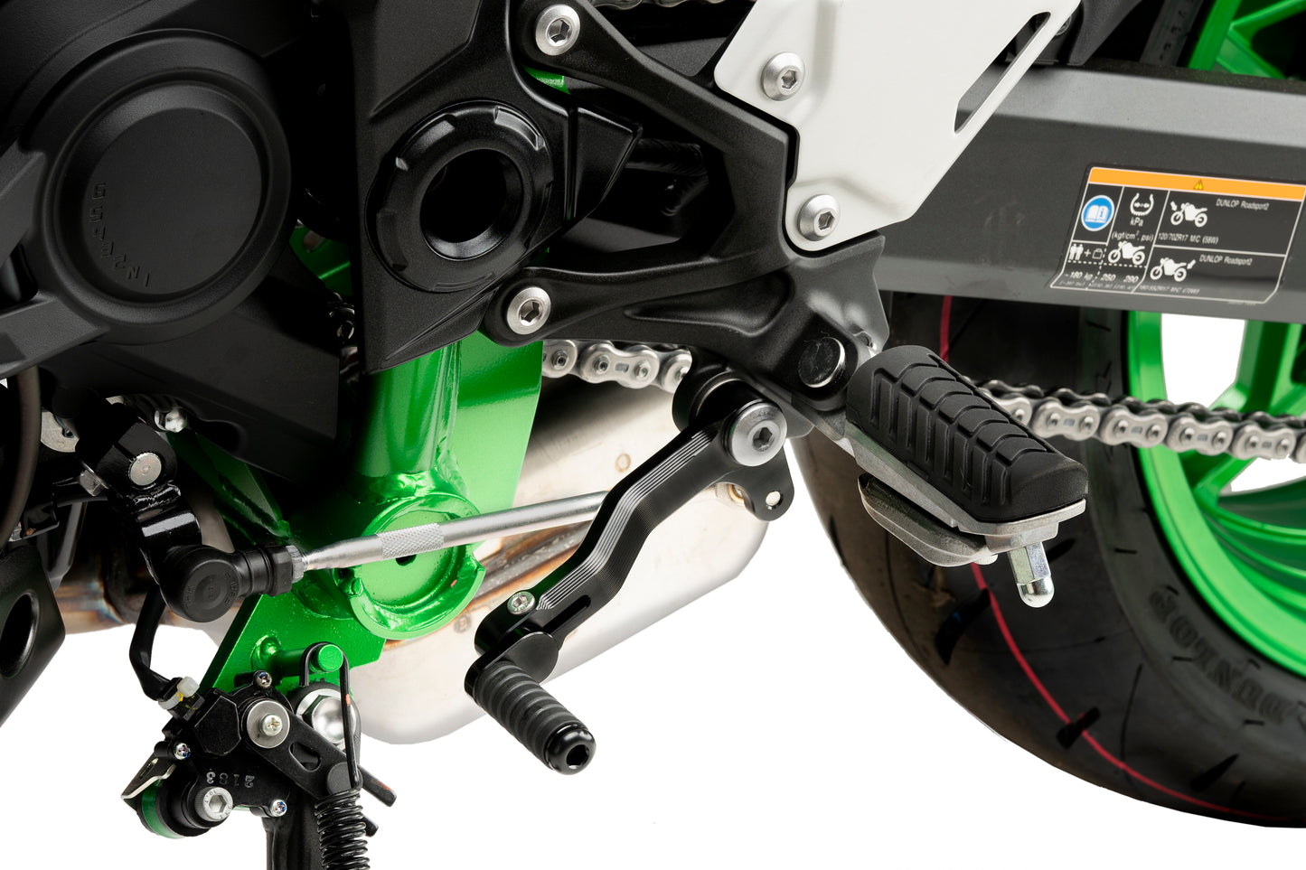 PUIG Gangschaltpedal | verstellbar | schwarz | passend für Kawasaki Z900 / SE - Modelle (2025-2026)