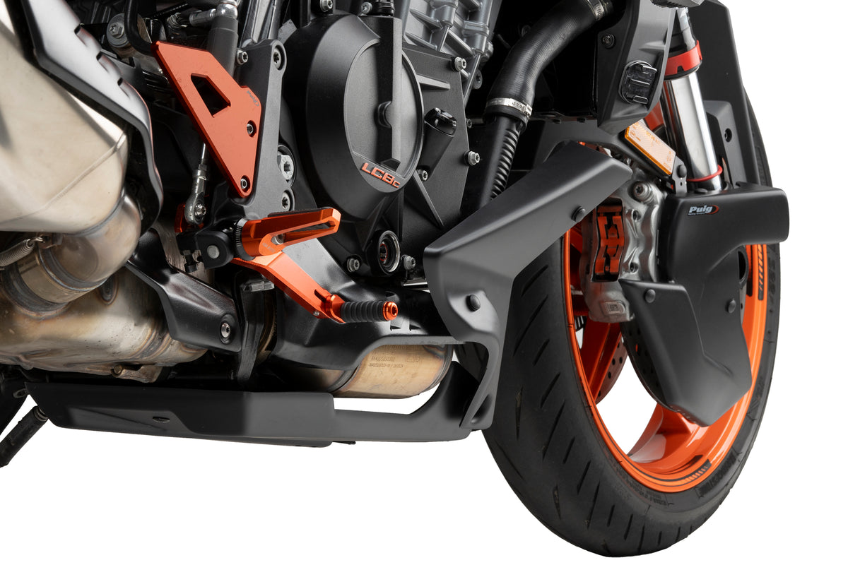 PUIG Bugspoiler | mit ABE | matt-schwarz | passend für KTM 990 Duke / R - Modelle (2024-2026)