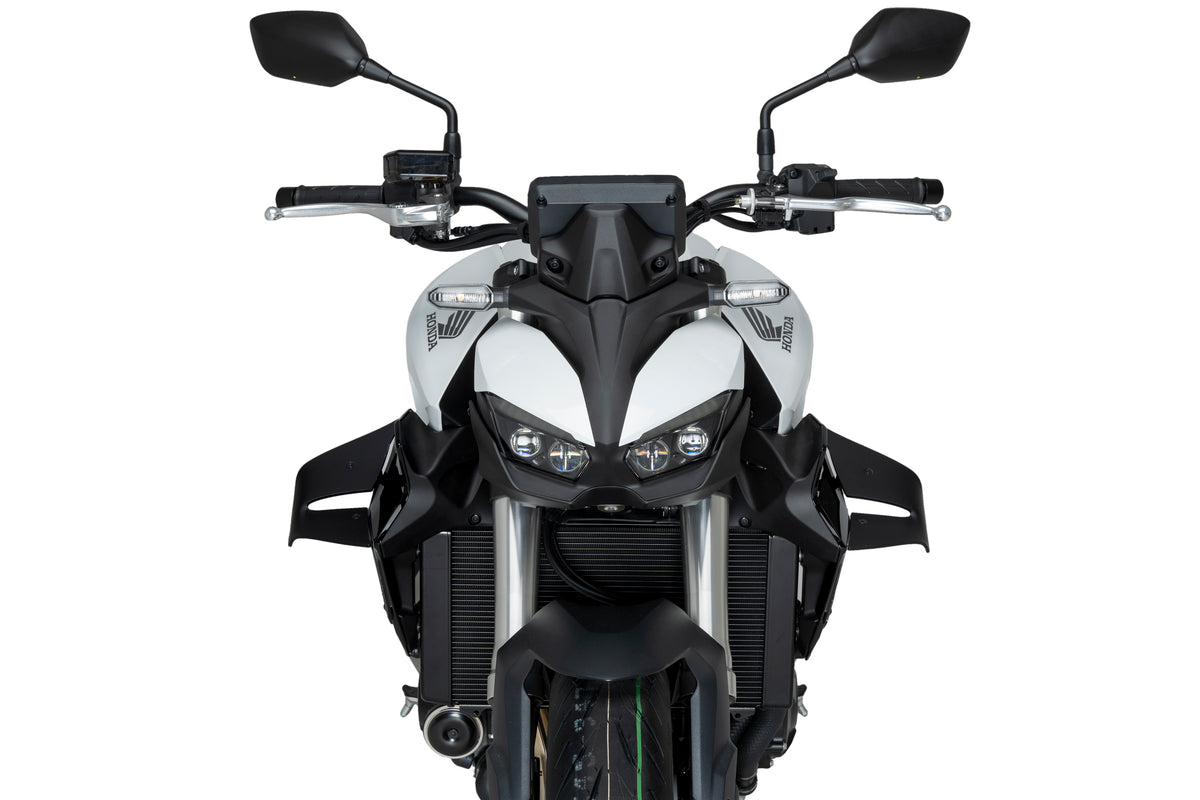 PUIG D12 Spoiler | mit ABE | matt-schwarz | passend für CB 1000 Hornet / SP - Modelle (2025)