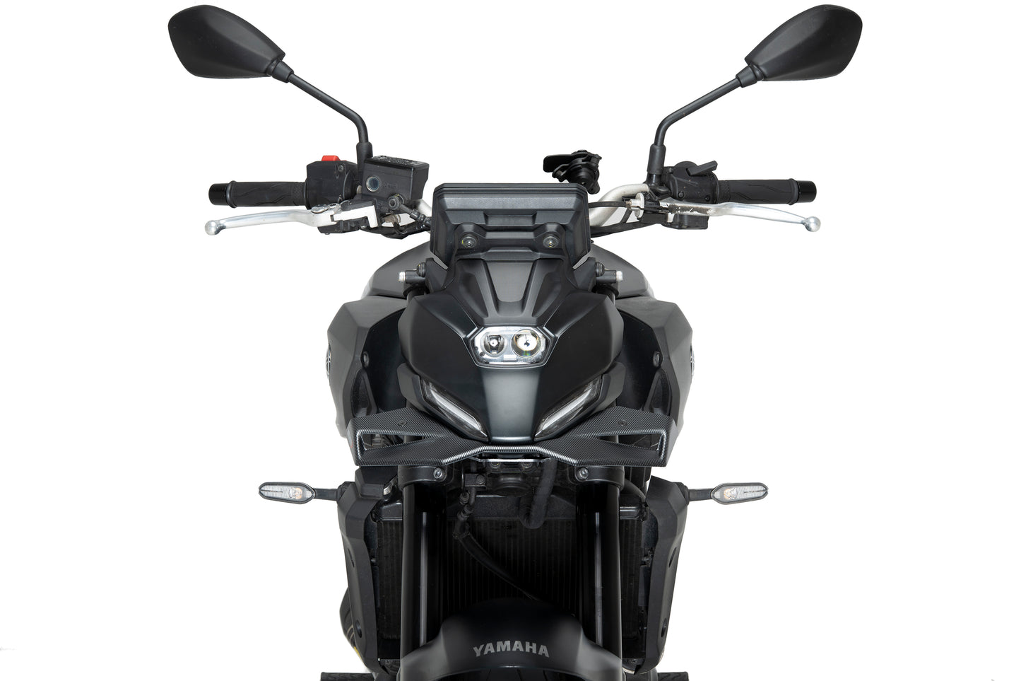 PUIG Downforce Naked Front Spoiler | mit ABE | carbon-look | passend für Yamaha MT-07 / Y-AMT - Modelle (2025-2026)