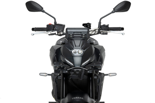 PUIG Downforce Naked Front Spoiler | mit ABE | schwarz | passend für Yamaha MT-07 / Y-AMT - Modelle (2025-2026)