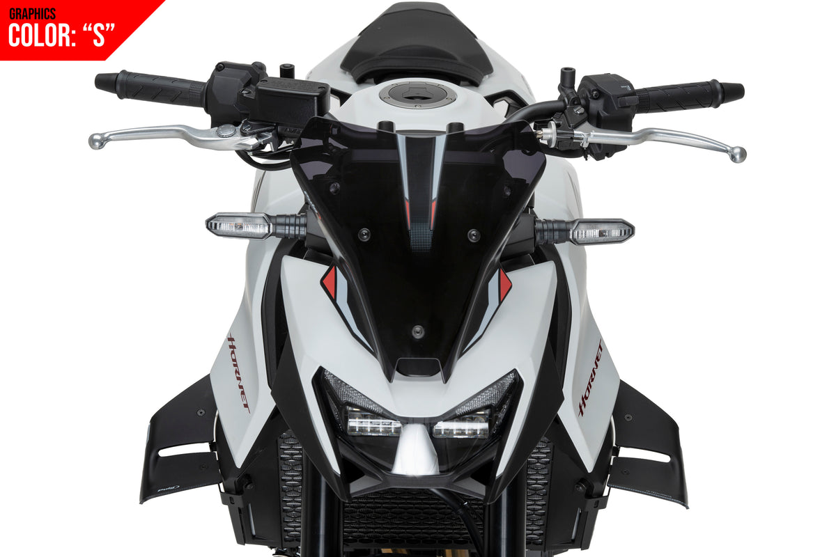 PUIG D12 Spoiler | mit ABE | graphics | passend für Honda CB 750 Hornet / E-Clutch - Modelle (2025-2026)