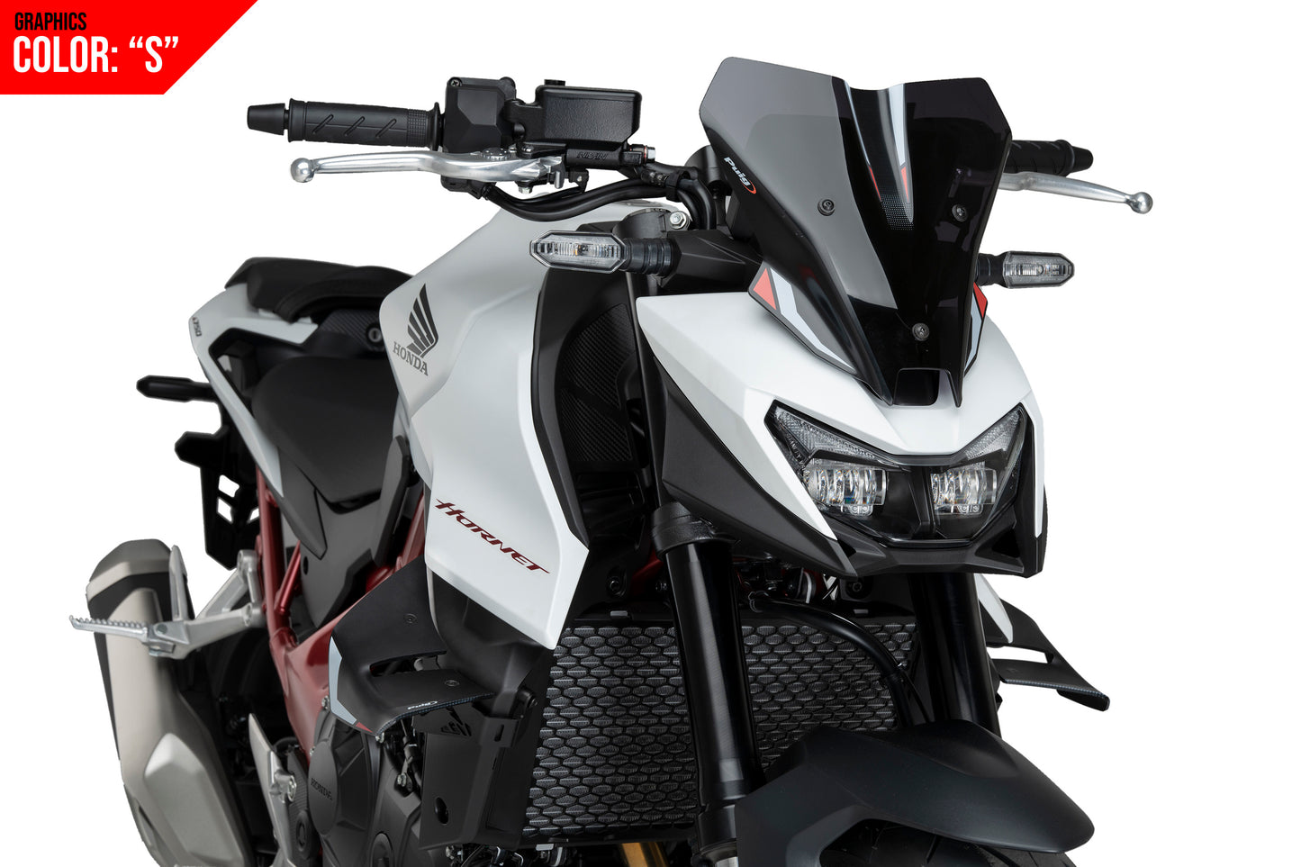 PUIG D12 Spoiler | mit ABE | graphics | passend für Honda CB 750 Hornet / E-Clutch - Modelle (2025-2026)