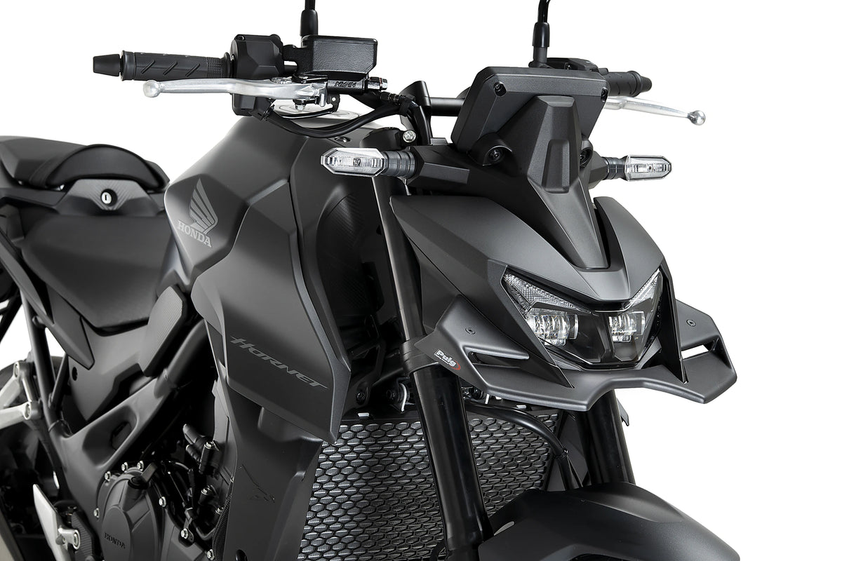 Spoiler anteriore Downforce Naked PUIG | con omologazione ABE | nero opaco | adatto per modelli Honda CB 750 Hornet / E-CLUTCH (2025-2026)