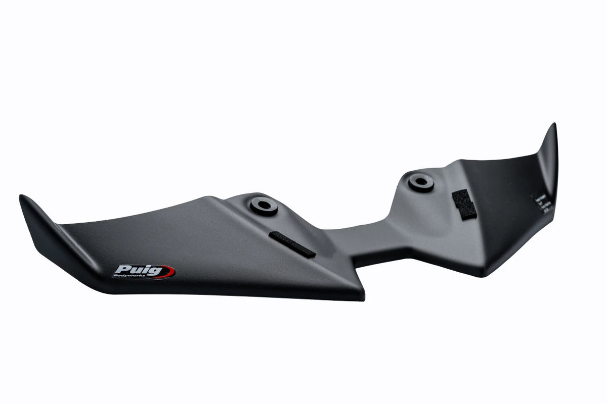 PUIG Downforce Naked Front Spoiler | ABE | matt-schwarz | passend für Kawasaki Z900 / SE - Modelle (2025-2026)