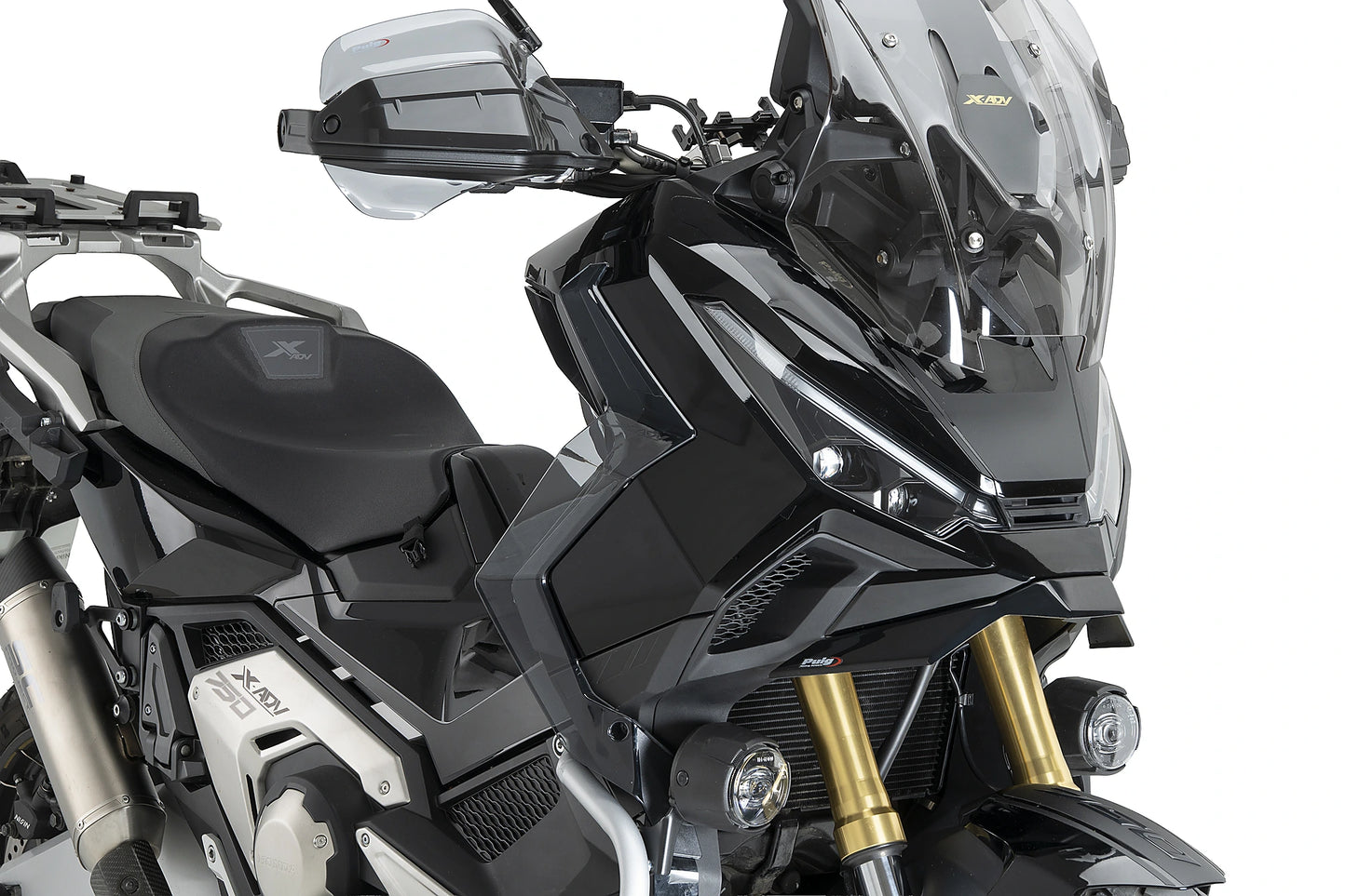 PUIG Downforce Naked Front Spoiler | mit ABE | schwarz | passend für Honda X-ADV - Modelle (2025-2026)