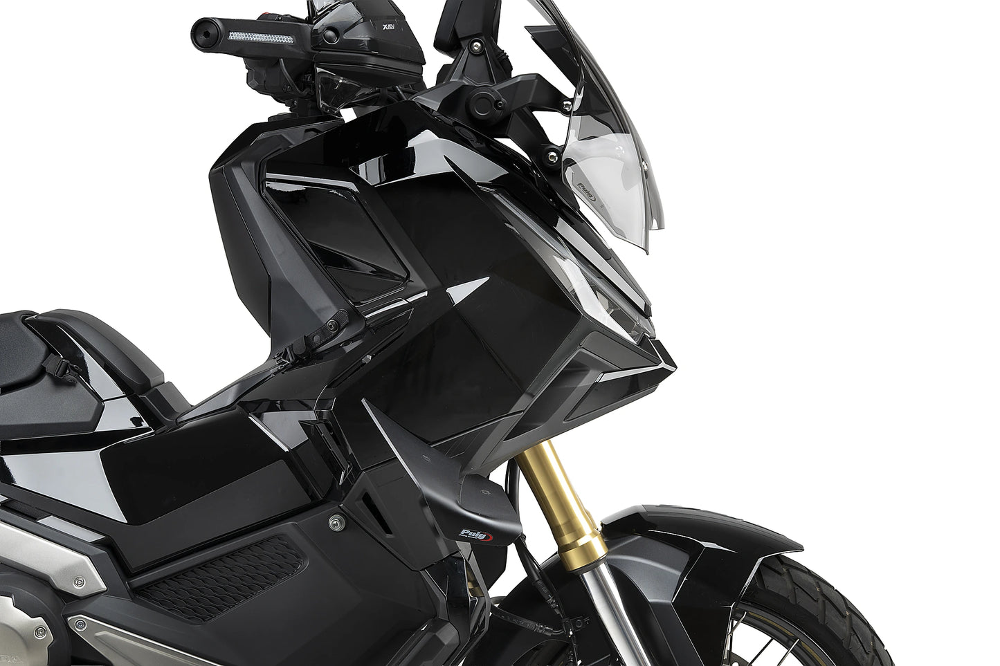 PUIG D12 Spoiler | mit ABE | matt-schwarz | passend für Honda X-ADV - Modelle (2025-2026)