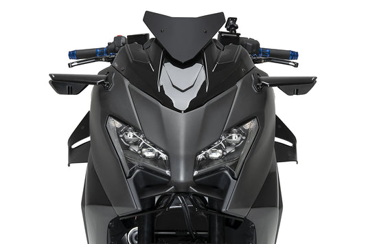PUIG Downforce Naked Front Spoiler | mit ABE | schwarz | passend für Yamaha T-MAX 560 / TECH MAX - Modelle (2025-2026)