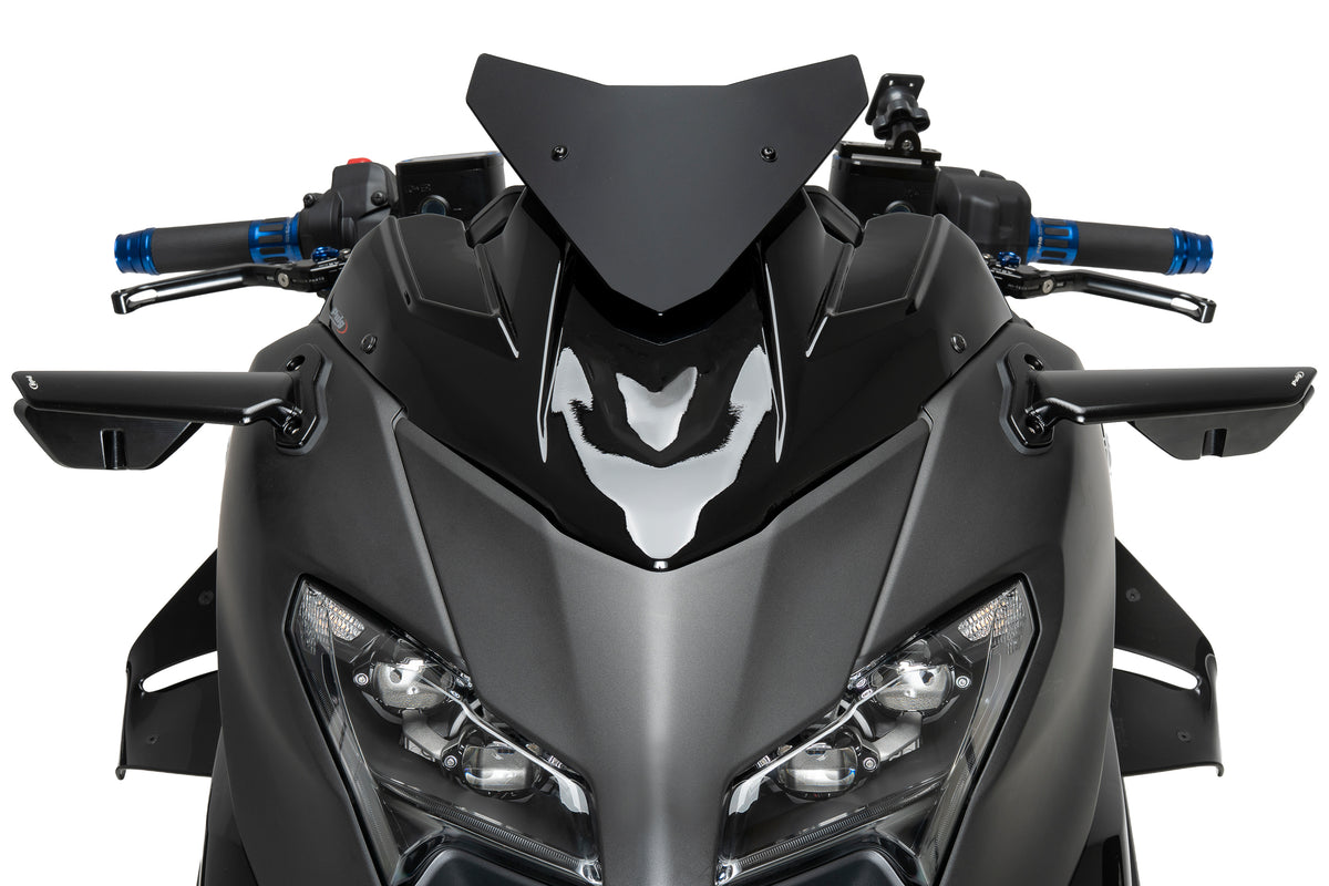 PUIG D12 Spoiler | mit ABE | schwarz | passend für Yamaha T-Max 560 / TECH MAX - Modelle (2022-2026)