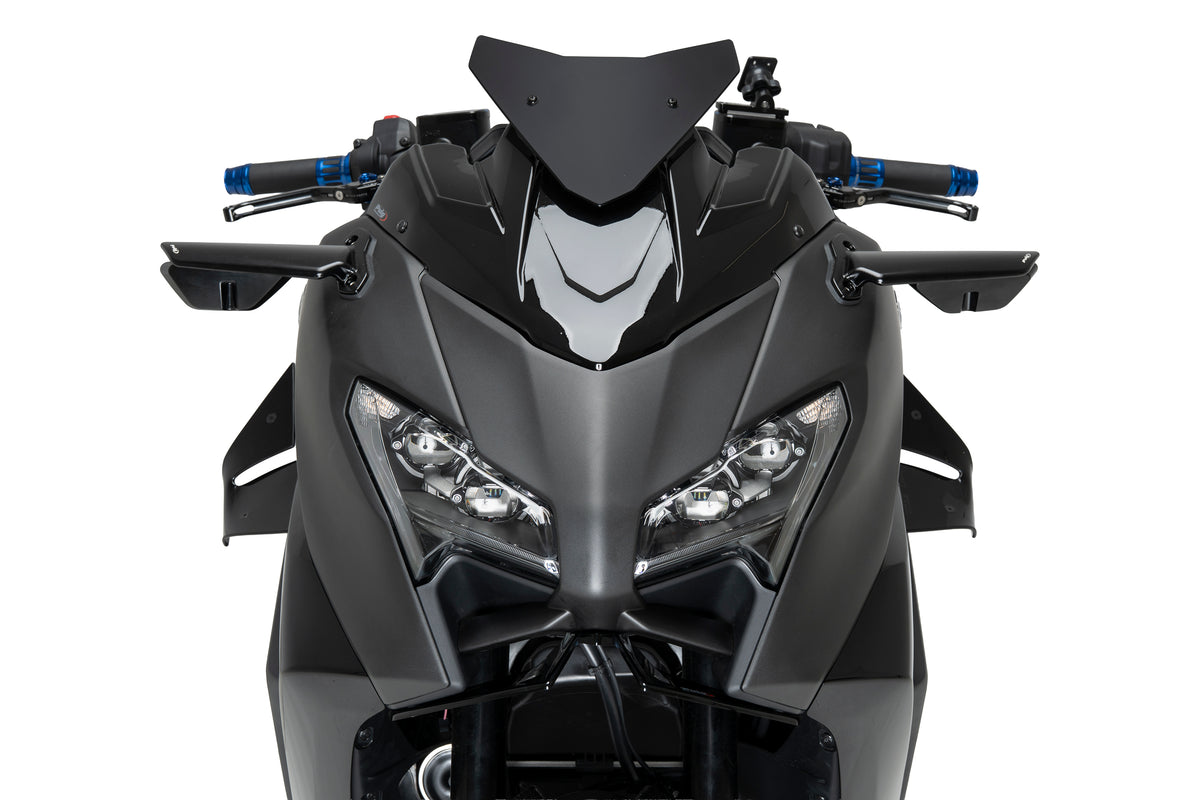 PUIG D12 Spoiler | mit ABE | schwarz | passend für Yamaha T-Max 560 / TECH MAX - Modelle (2022-2026)