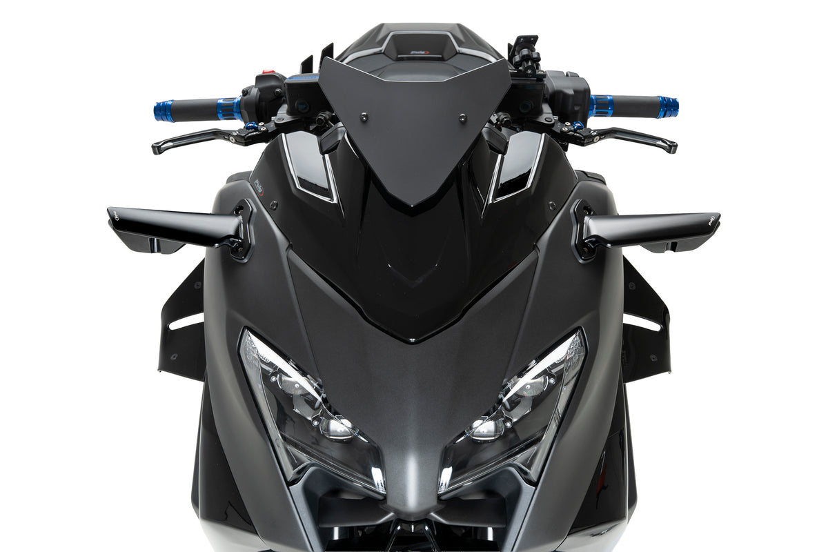 PUIG D12 Spoiler | mit ABE | schwarz | passend für Yamaha T-Max 560 / TECH MAX - Modelle (2022-2026)
