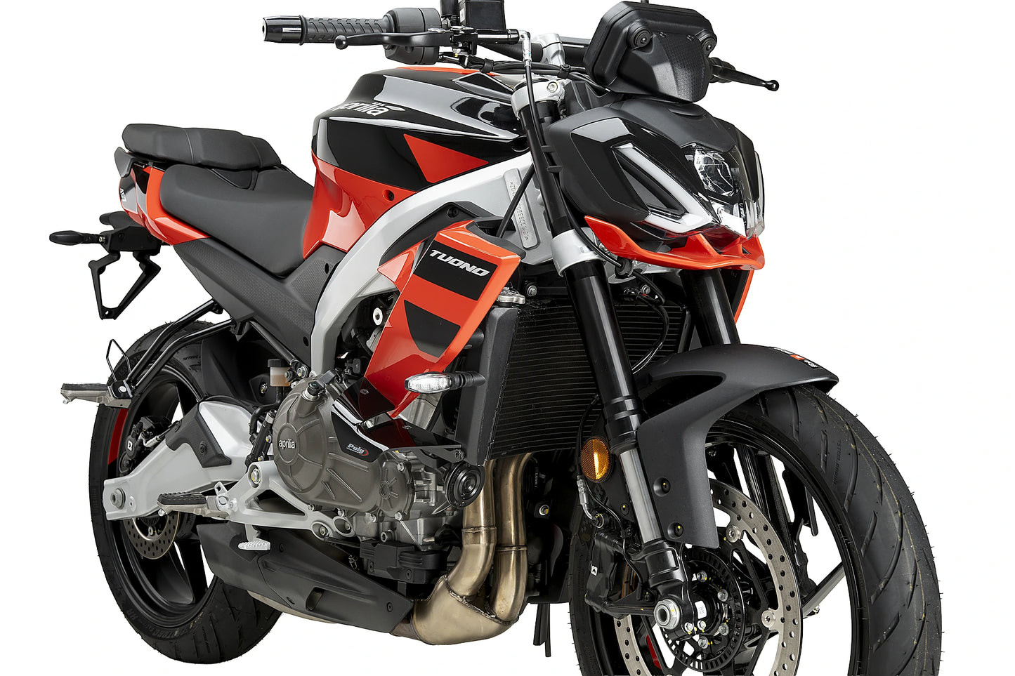 PUIG D12 Spoiler | mit ABE | schwarz | passend für Aprilia Tuono 457 - Modelle (2025-2026)