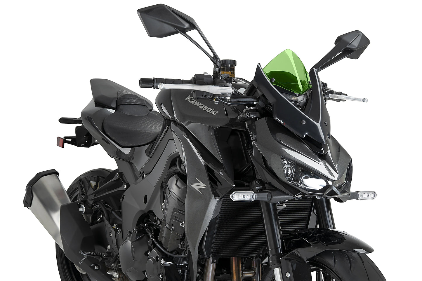 PUIG New Generation Sport Windschield | ABE | grün | passend für Kawasaki Z1100 / SE - Modelle (2026)