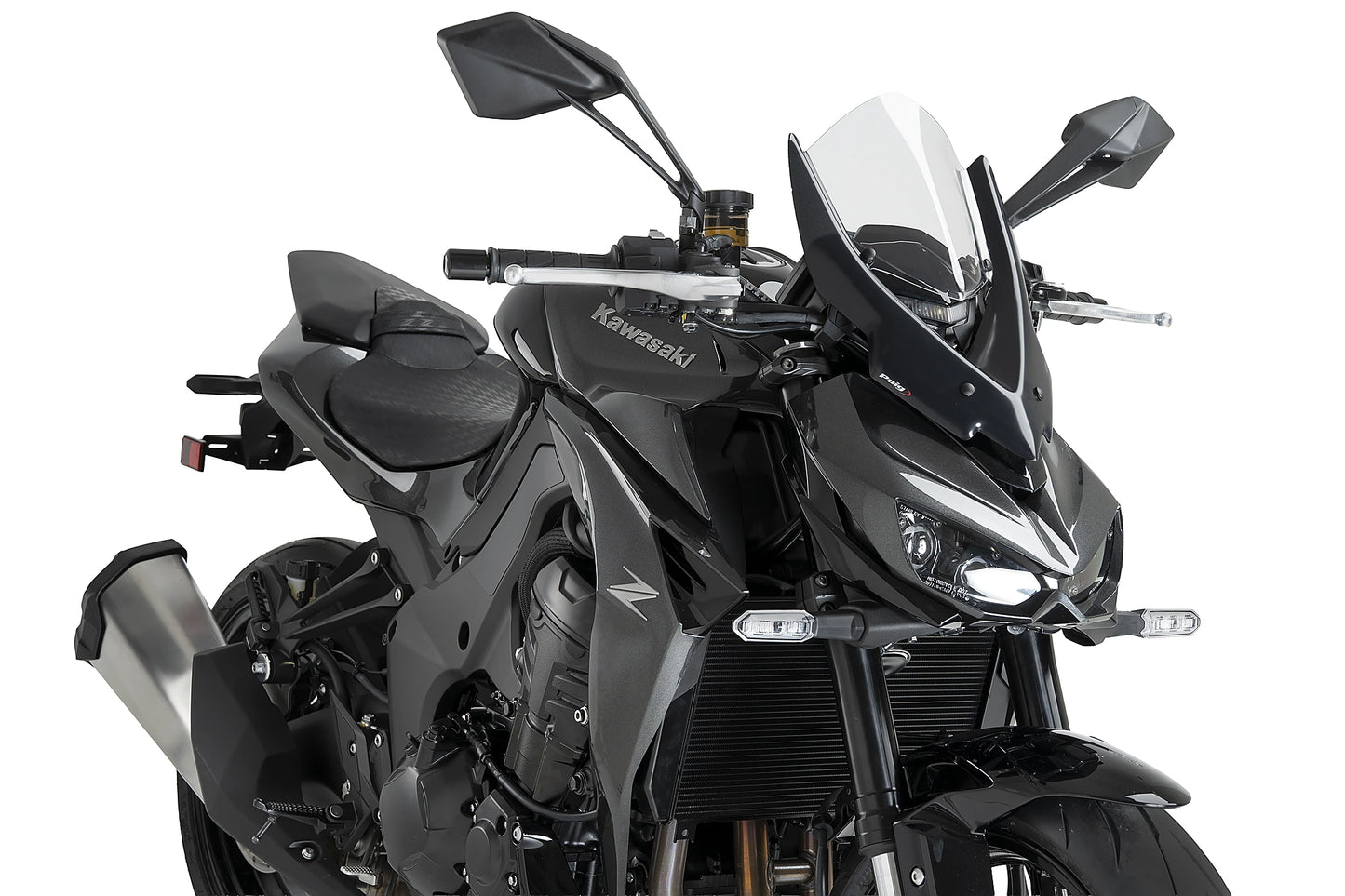 PUIG New Generation Touring Windschield | ABE | transparent | passend für Kawasaki Z1100 / SE - Modelle (2026)
