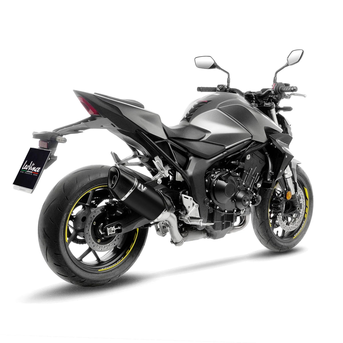 LeoVince LV-14 R | Slip-On Endschalldämpfer | E-Nummer | Black-Edition | passend für Honda CB 1000 Hornet / SP - Modelle (2025-2026)