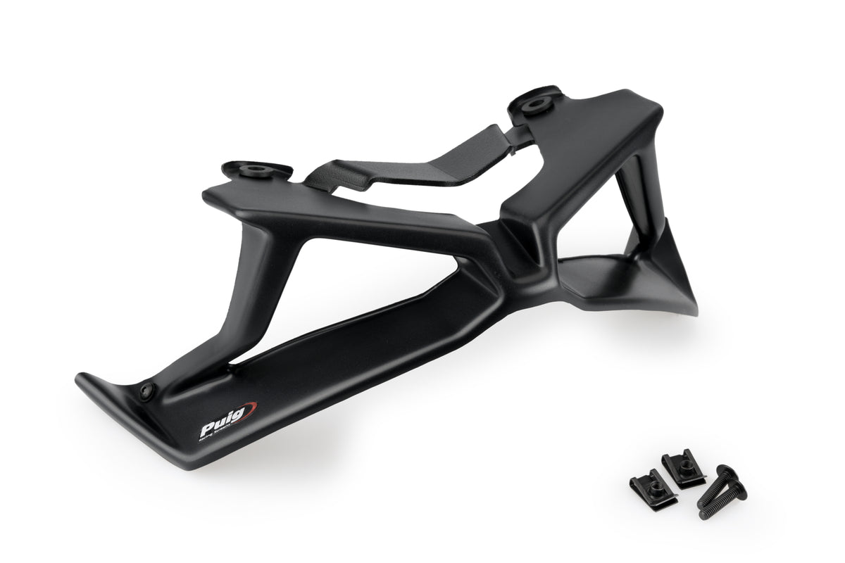PUIG Downforce Naked Front Spoiler | mit ABE | matt-schwarz | passend für Yamaha MT-09 / SP - Modelle (2017-2020)