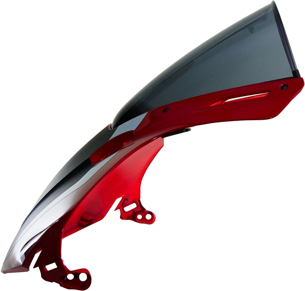MRA Verkleidungsscheibe | Racingscheibe | Rot | rauchgrau | NUR RENNSTRECKE | passend für Honda CBR 600 RR - Modelle (2024)